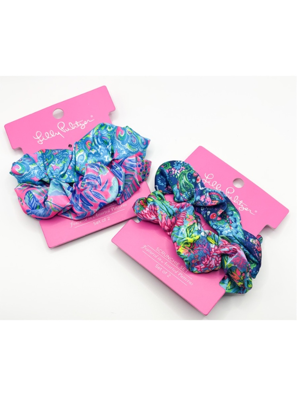NWT Lilly Pulitzer scrunchie set - 4 total